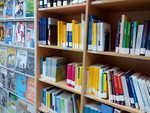 Bild mit Büchern und Zeitschriften aus der Seminarbibliothek