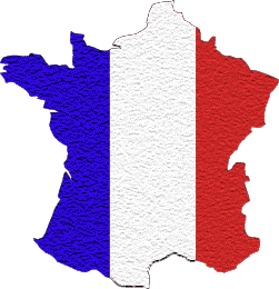 Das Bild zeigt die französische Flagge in blau, weiß und rot.